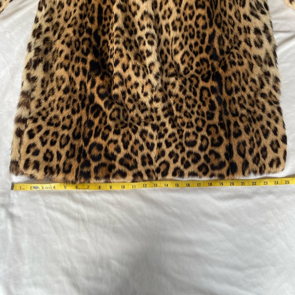 Authentic Leopard Print coat with appraisal - Picture 6 of 16